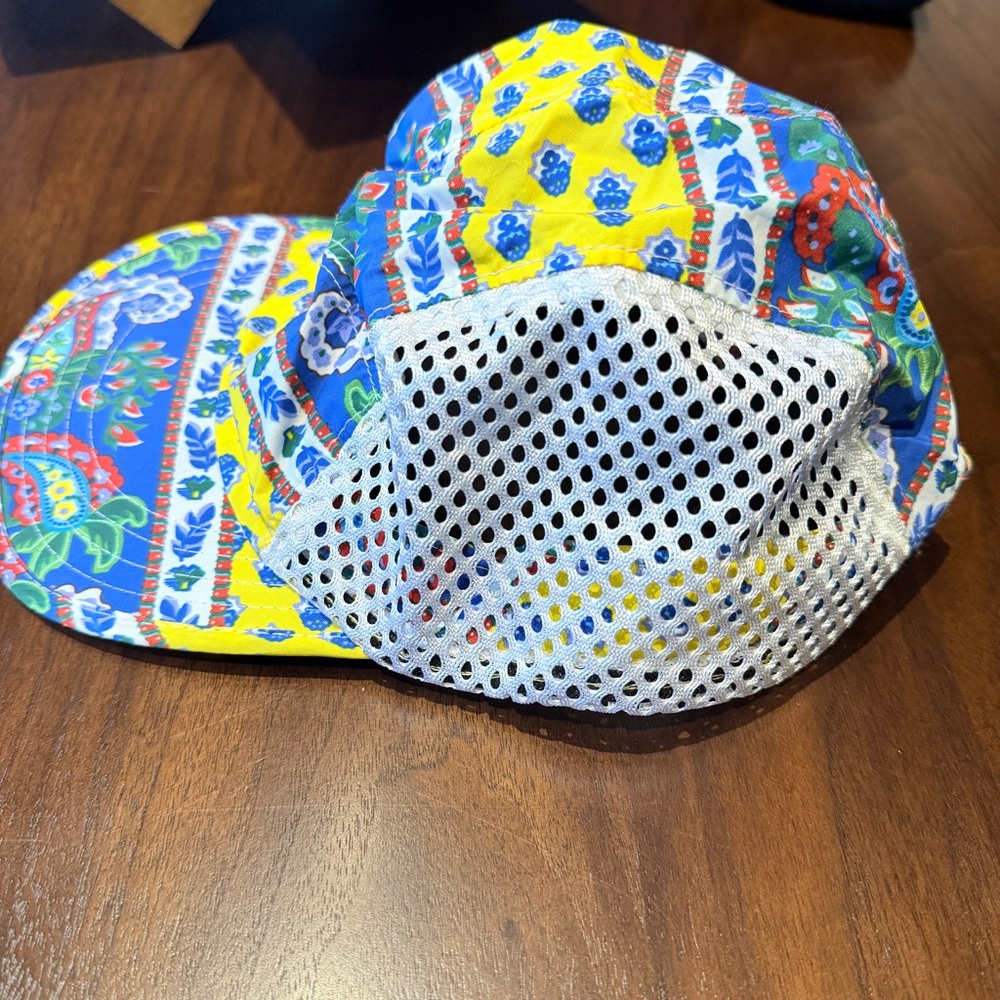 Noah NYC Blue and Yellow Paisley Hat - Picture 5 of 6